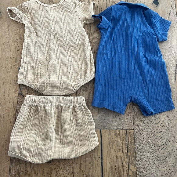 7 piece Bundle Baby Boy Toddler 6-12 months Summer Hawaiian Shorts Romper - Picture 5 of 8